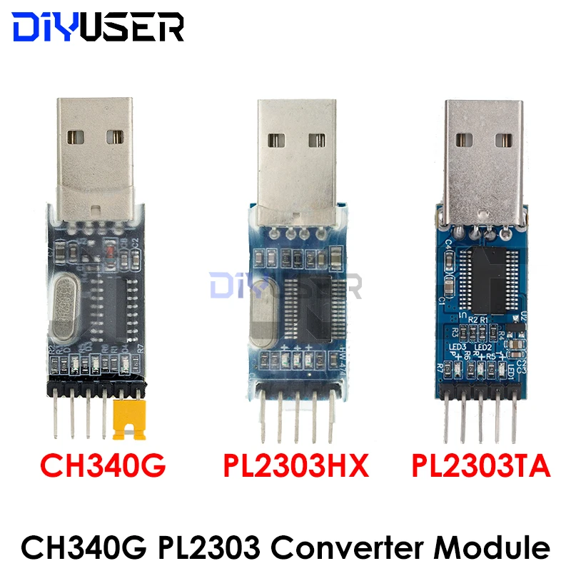 PL2303HX PL2303 USB To RS232 TTL Converter Adapter Module/USB TTL converter UART module CH340G CH340 module 3.3V 5V switch