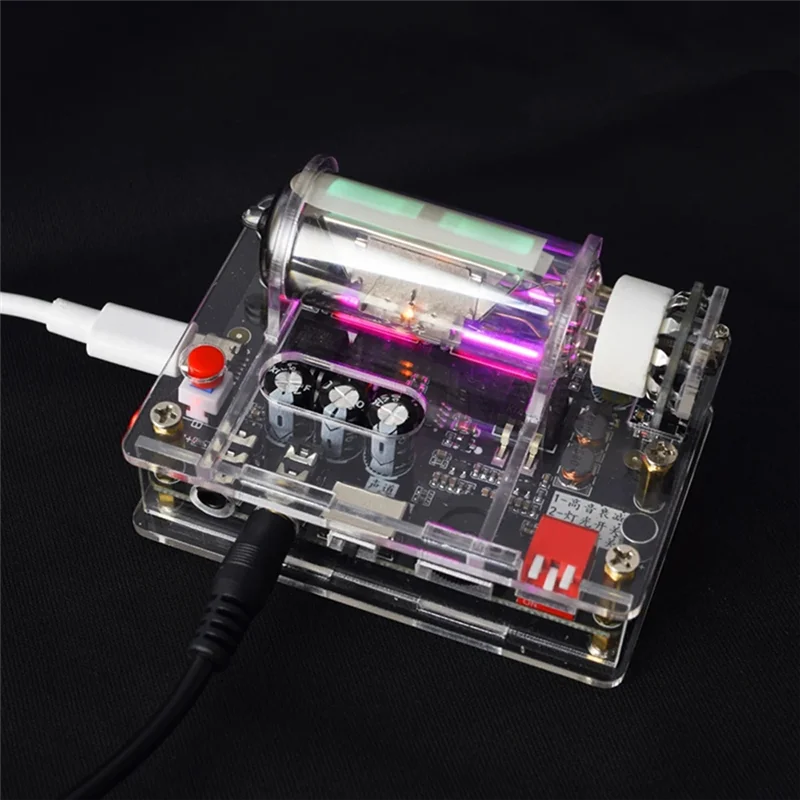 -MEOF USB Low Voltage 6E2 Electronic Tube Driver Board Nostalgic VU Meter Level Indicator Board Car Music Ambient Light