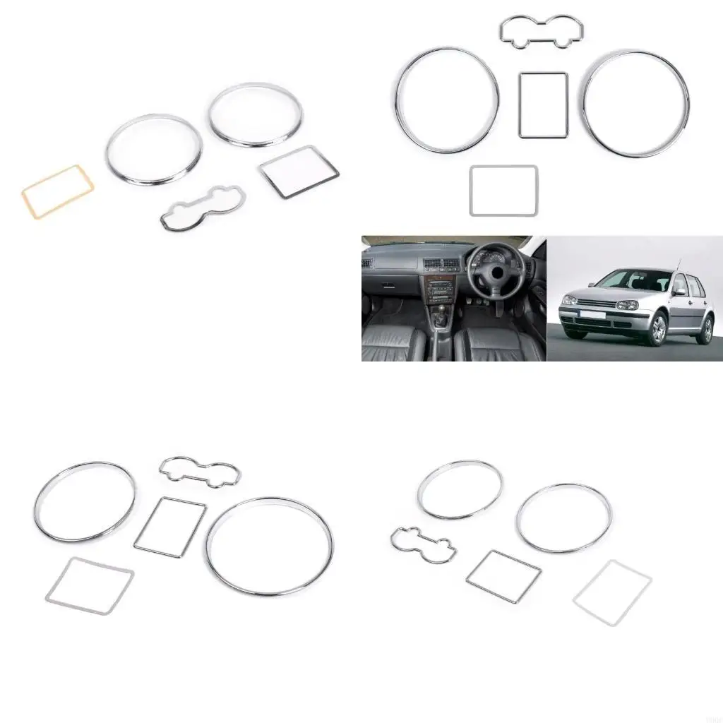 Speedometer Bezel Trim Speedometer Gauge Rings Trim for MKIV 1997-2003 Automotive Gauge Rings Bezel Set New
