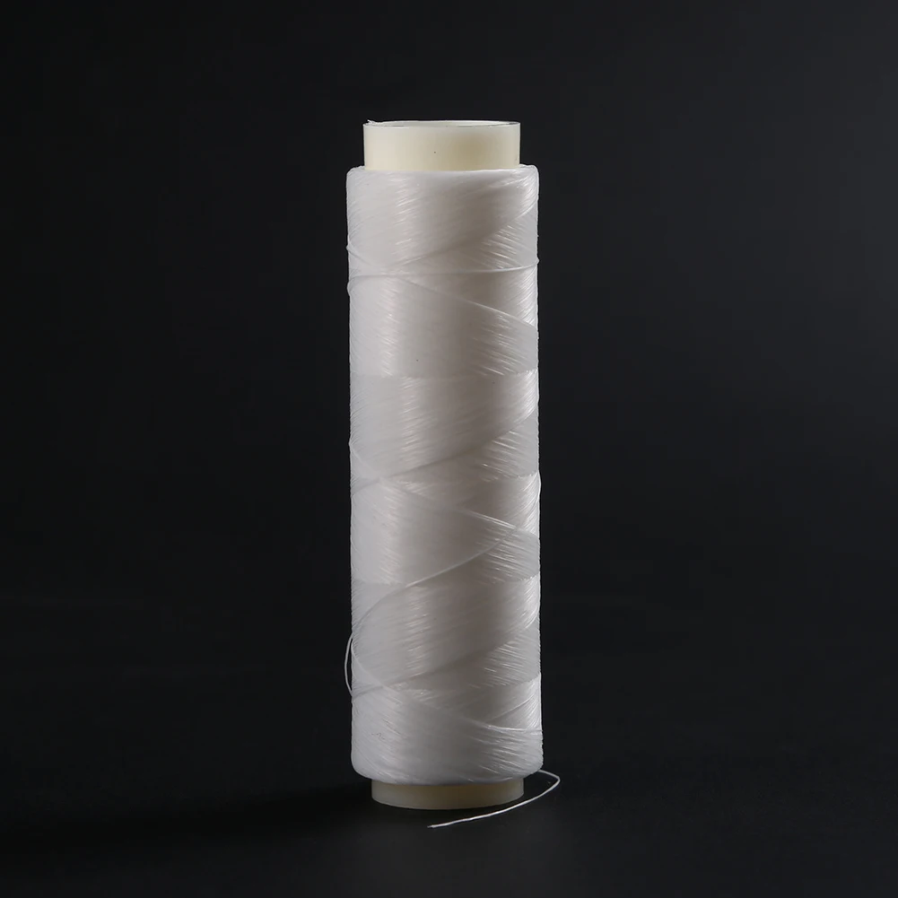 200m Nylon Bait Elastic Thread Lightweight White Bait Leather String Portable Soft Strong Wear- Sea Fishing Accessories