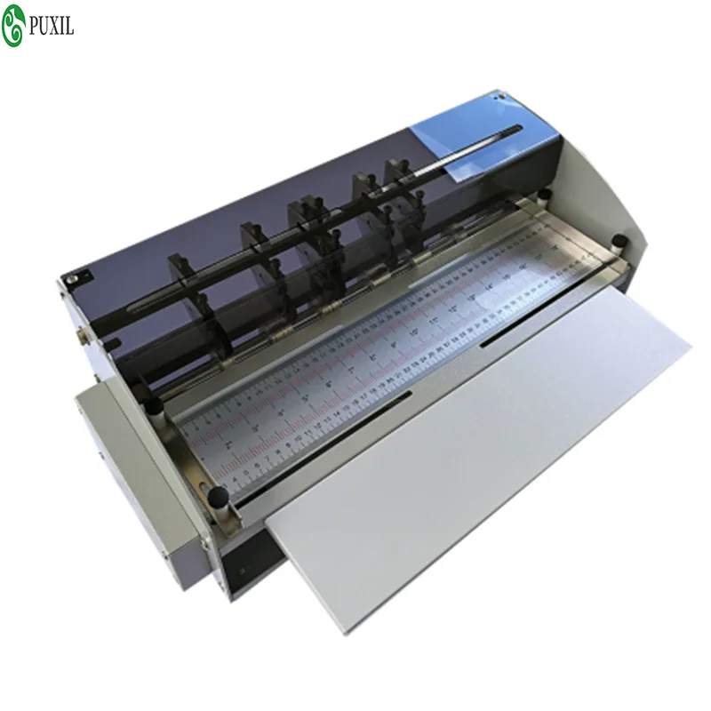 Upgrade H5000 new electric dot meter flipping spine line creasing machine