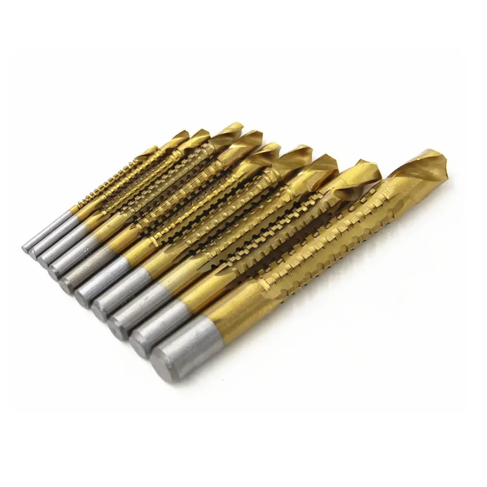 Prodrill 6/10Pcs Titanium Coated HSS High Speed Steel Drill Bit Set Tool Woodworking