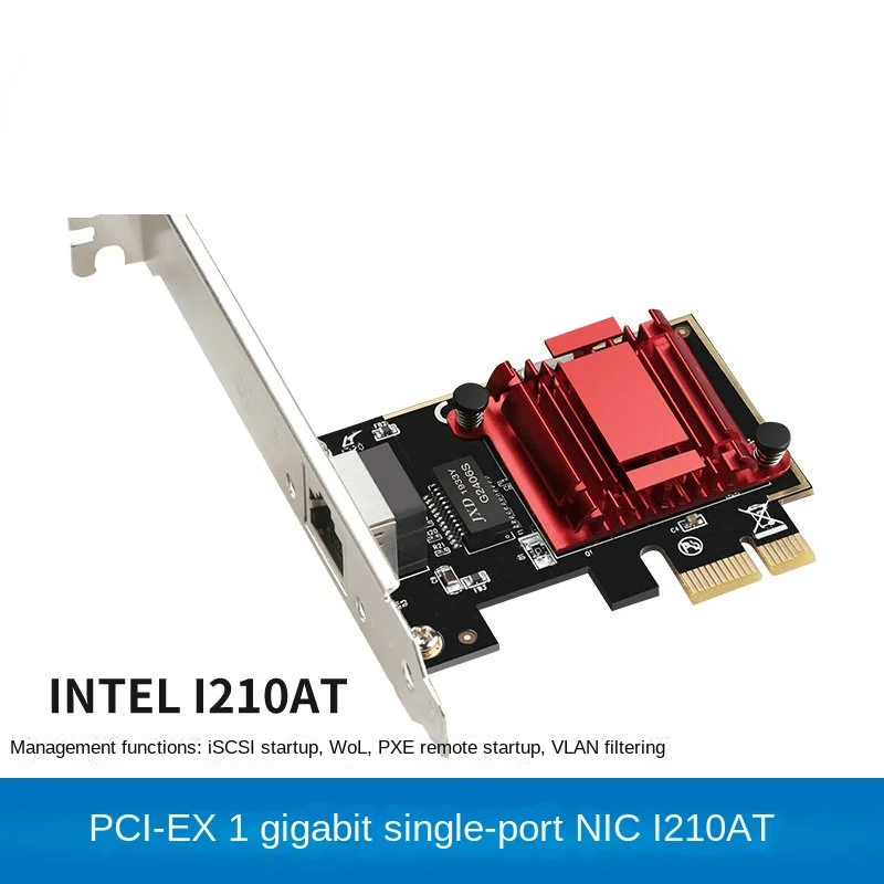 

PCIe Disketless Gigabit NIC I210A chip Gigabit PXE boot Support Aikuai soft Routing