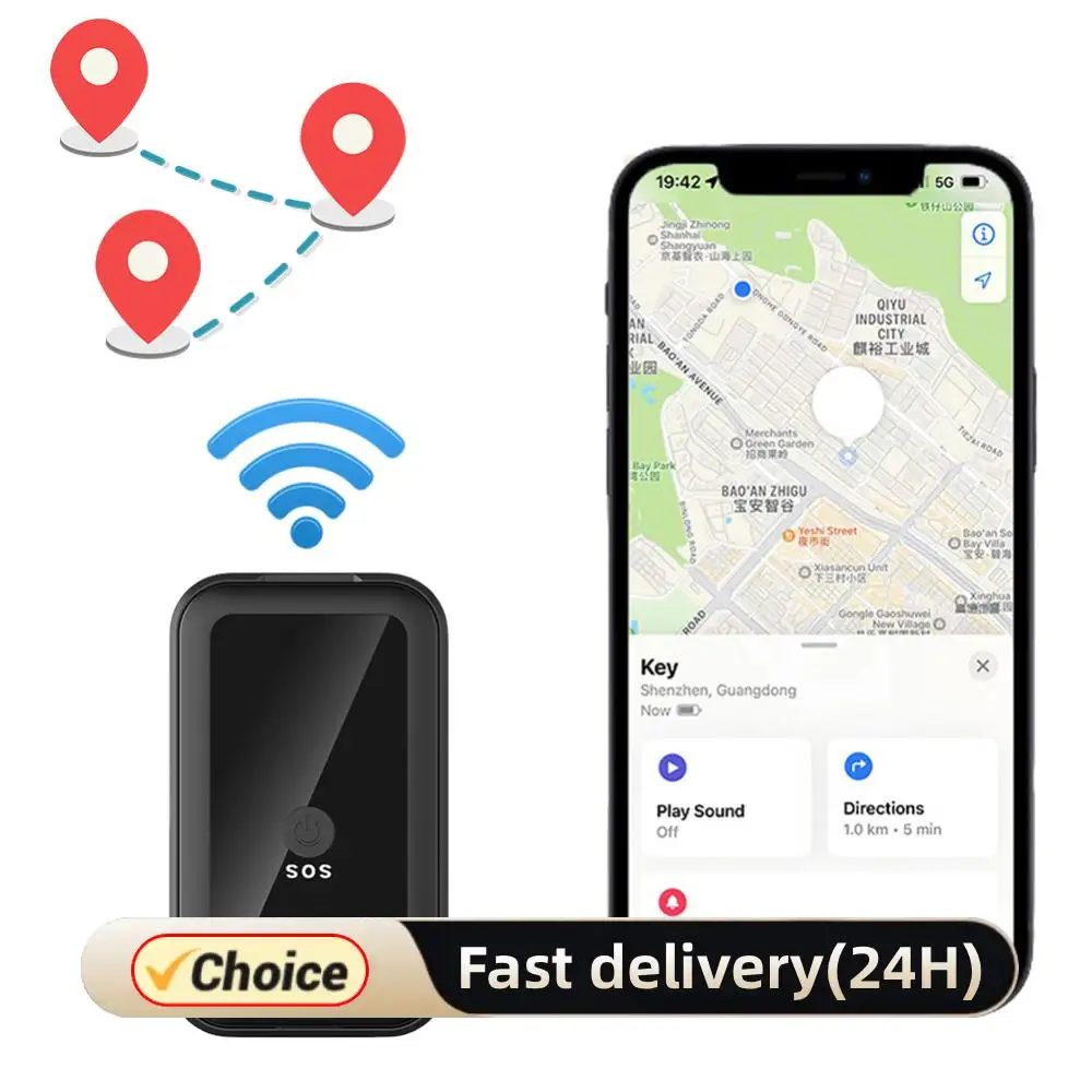 

GF22 Car Tracker Magnetic Mini GPS Locator WiFi LBS GPS Position Vehicle Real Time Tracking Device Anti-Lost Bag Pet Kid Locator