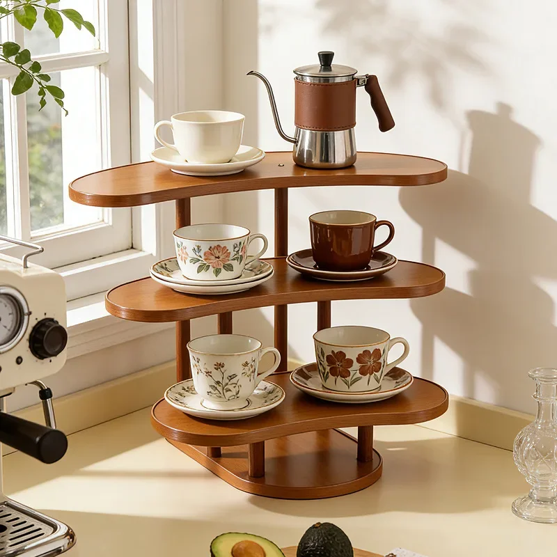 Desktop Storage Shelf Cup Holder Perfume Cup Water Cup Small Decorations Cosmetics Wine Tier Display Shelf Home Storage Racks