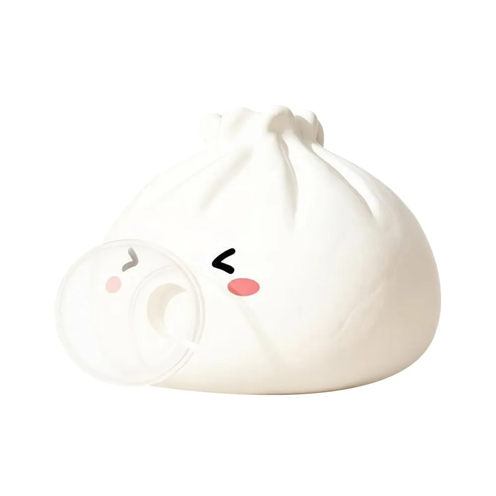 New Silicone Bubble Blowing Baozi Toy Cute Cartoon Soft Rebound Stress Relief Toy Bubble Blowing Squeeze Toy Kids Adults