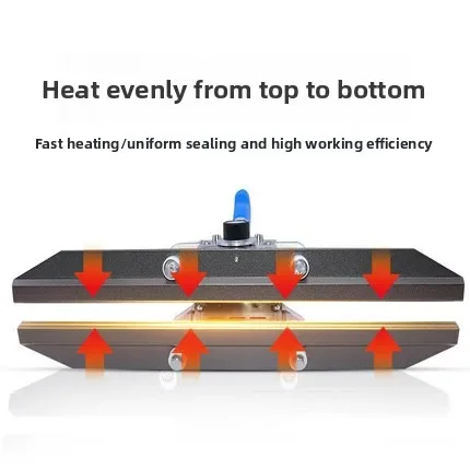 Portable Hand Clip Heat Sealing Machine, Manual Bag Sealer for Aluminum Foil Bags, Kraft Paper Bags & Plastic Packaging