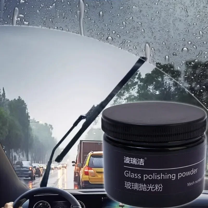 Glass stain removal, scratch repair, rain stain removal, oil film removal, oxidation layer, rearview mirror polishing powder