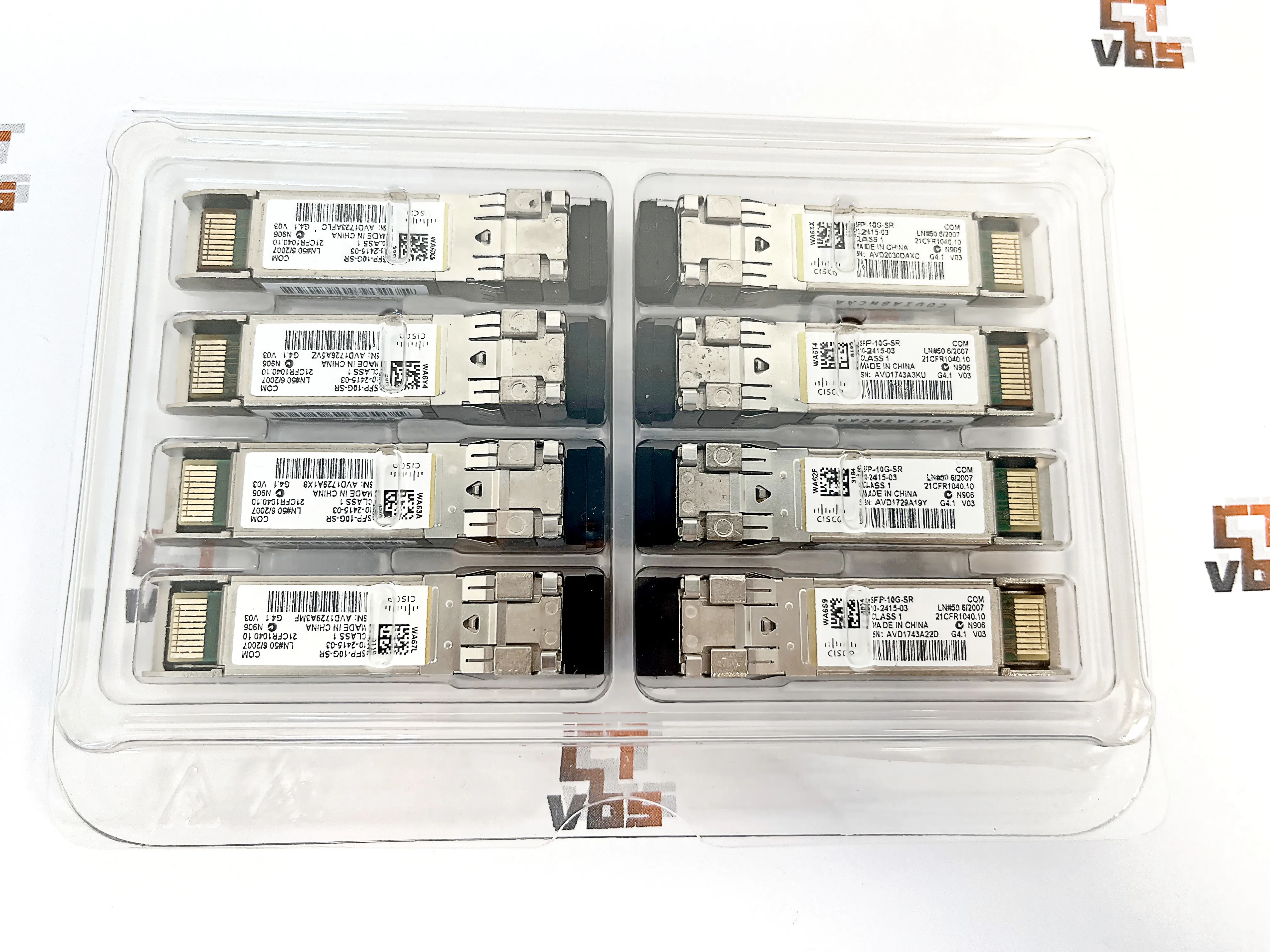 CISCO 10G SFP SFP-10G-SR V03 10-2415-03 850nm 10GBASE-SR SFP+ Multi Mode Module