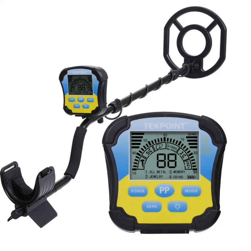 

Underground Metal Detector Md8030 Light Treasure Finder Goldware with 10-Inch Waterproof Search Coil LCD Pp Function