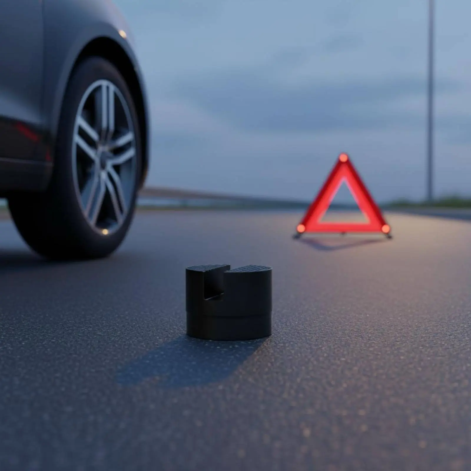 Rubber Lifting Pad Universal Fit Lifting Lifting Pad Car Lift Block Heavy Duty Auto Part Protects Battery for Mechanics, Garage