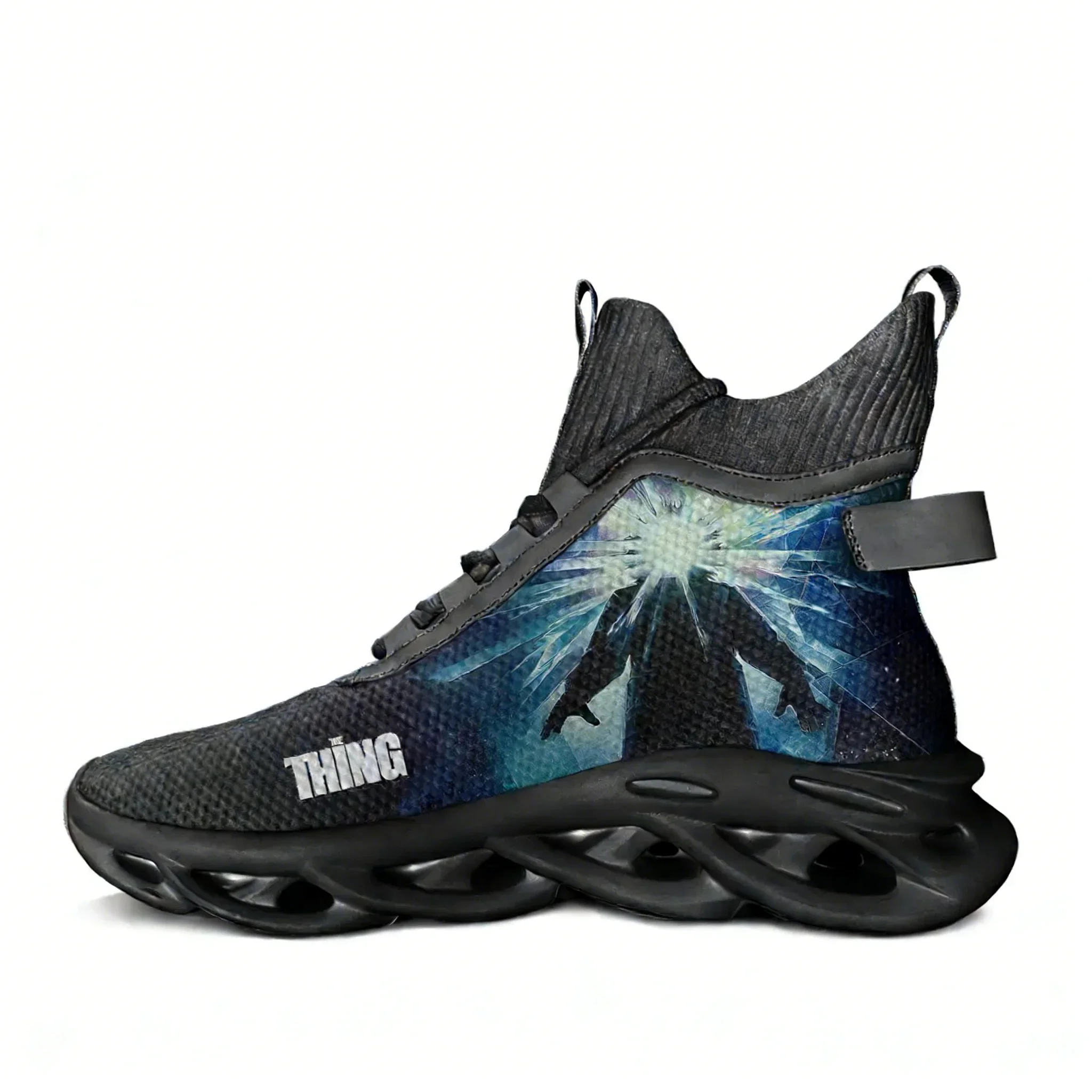 The Thing Baskets basses à tige haute pour hommes et femmes, chaussures de sport de haute qualité, baskets tendance à lacets en maille, chaussures personnalisées