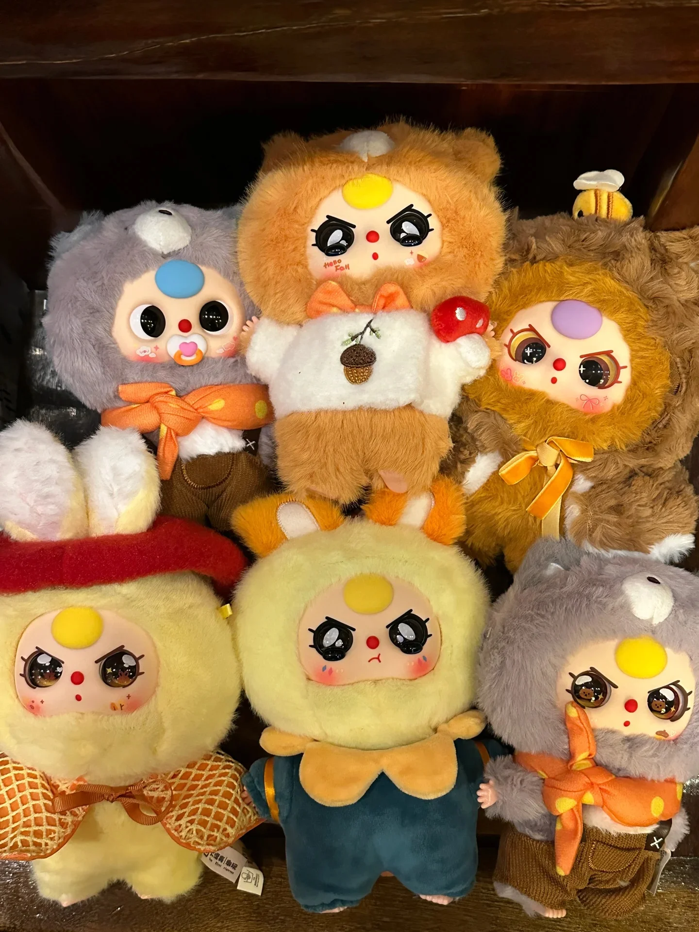 

В наличии детские три осенние сказки серии слепая коробка модная игрушка орнамент милая кукла подарок фигурка детский подарок на день рождения