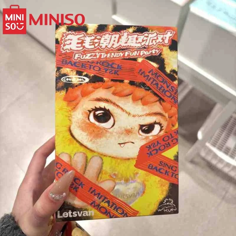 

MINISO Wakuku Fuzzy Trendy Fun Party слепая коробка милая фигурка Mystery Box милая кукла сумка кулон кукла сумка-сюрприз подарочная игрушка