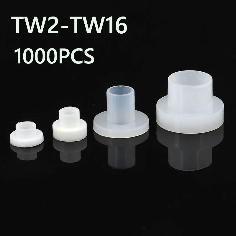 1000 Screw Nylon Transistor Gasket The step T-type Plastic Nylon Washer Insulation Spacer Screw Thread Protector T-shaped Washer