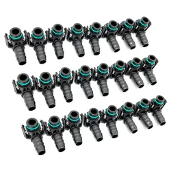 10PCS Auto Fuel Pipeline Quick Connector Gasoline Diesel Methanol Ethanol Yin Yang Oil Pump Plug SAE Fuel Pipe Connector