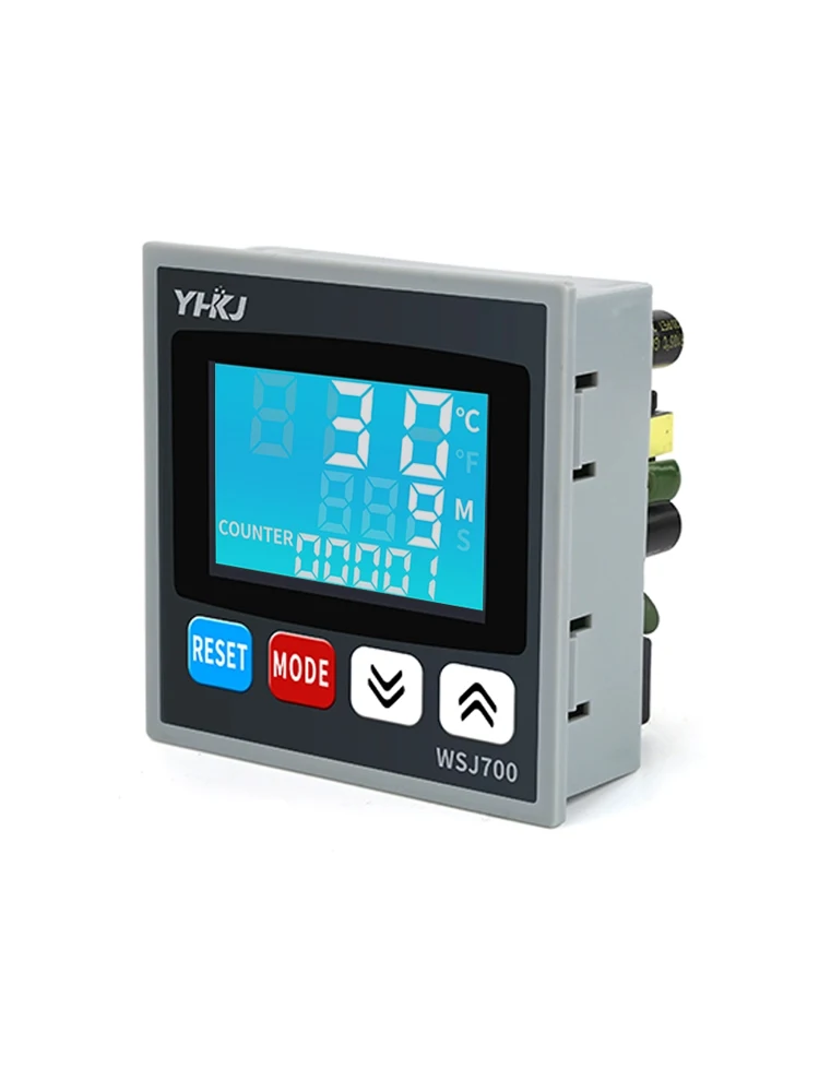 WSJ700 Temperature Controller Multifunctional Automation Thermostat Universal Input 100-240VAC Timer Counting Relay / SSR Output