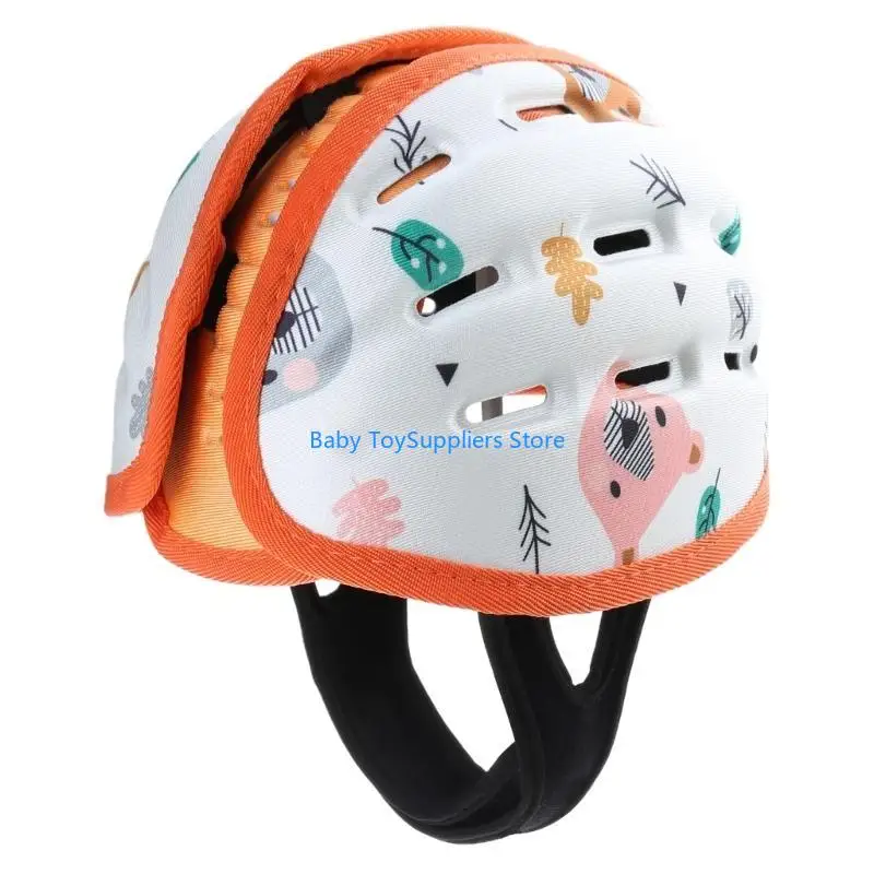 

R1WF Infants Safety Hat Soft & Comfortable Headguard Cartoon Baby Protective Hat for Toddlers Learning to Walk and Crawl
