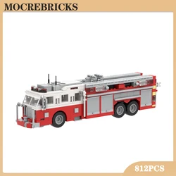 City Fire Station Building Blocks Fire Engine Truck Blocks Firefighting Vehicle Bricks Set Toys For Kids Children Christmas Gift