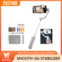 ZHIYUN Smooth Q4 Smartphone Gimbal 3-Axis Portable Phone Stabilizer for iPhone 14 pro max/Xiaomi/Huawei/Samsung
