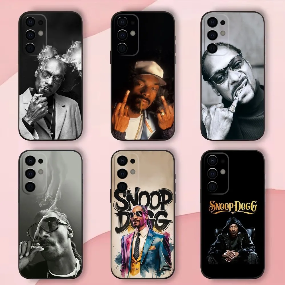 Rapper S-Snoop D-Dogg Phone Case For Samsung S24,S21,S22,S23,S30,Ultra,S20,Plus,Fe,Lite,Note,10,9,5G Black Soft Shell