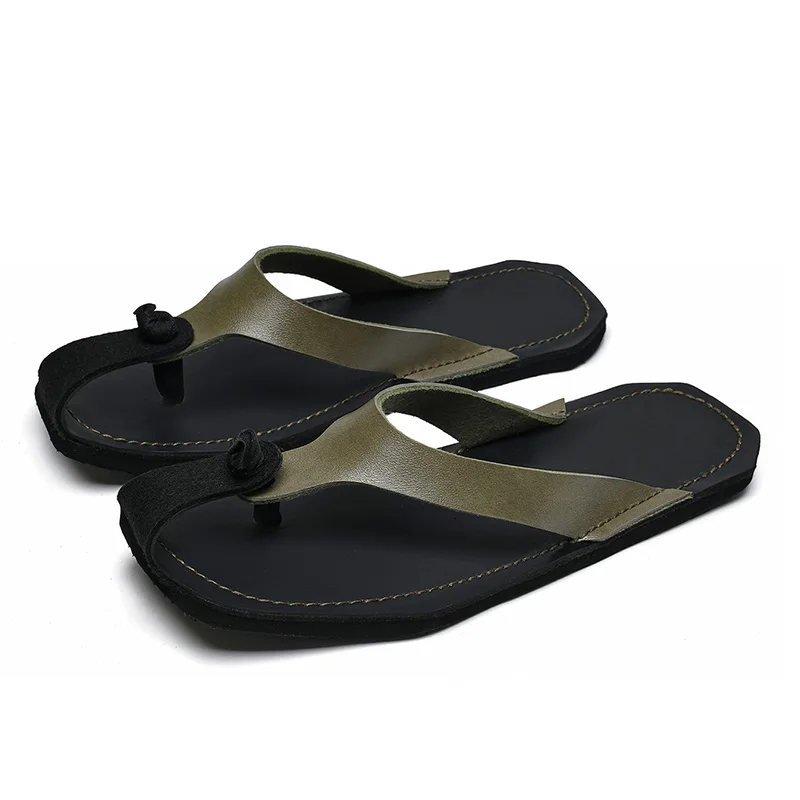 Summer Fashion Men Flip-flops Men Lightweight Comfortable Elegant Brand Beach Shoes Indoor Outdoor Slippers Men Sizes 38-45