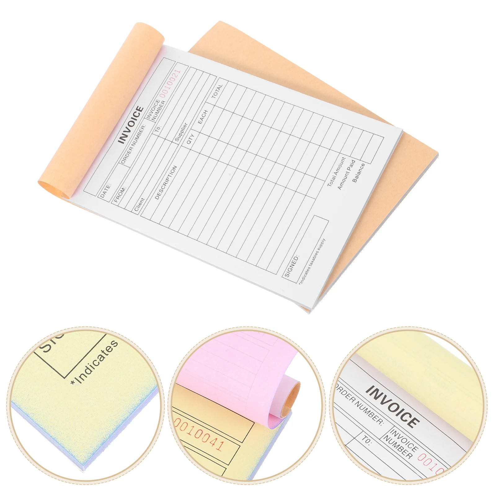 

2 Pcs Sanlian Delivery Order Invoice Forms Pad Small Receipt Book Business Paper Cash Work Companies