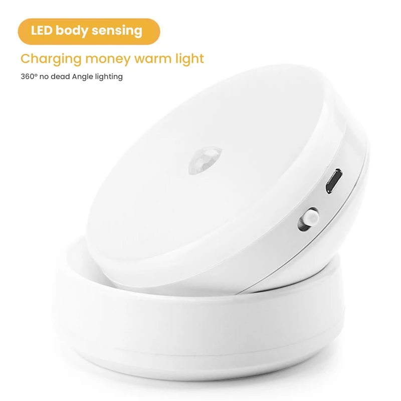 Motion Sensor Light Wireless Lamp USB Rechargeable Lamp Wireless Night Wall Charging For Corridor Bedroom Decoration