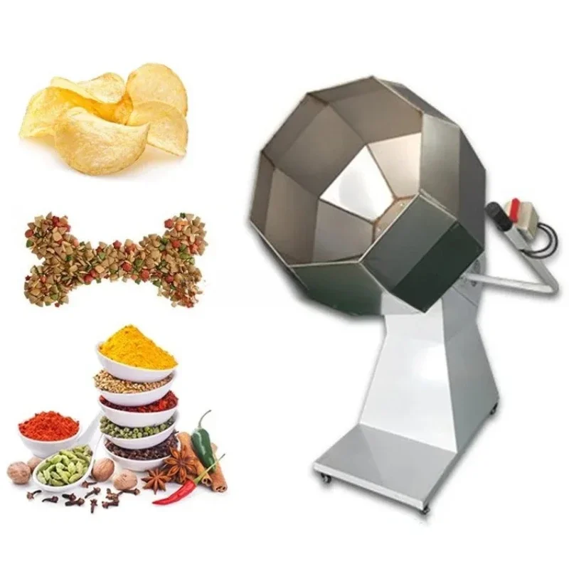 

Peanut potato chips spice making seasoning cashew nut snack seasoning machine