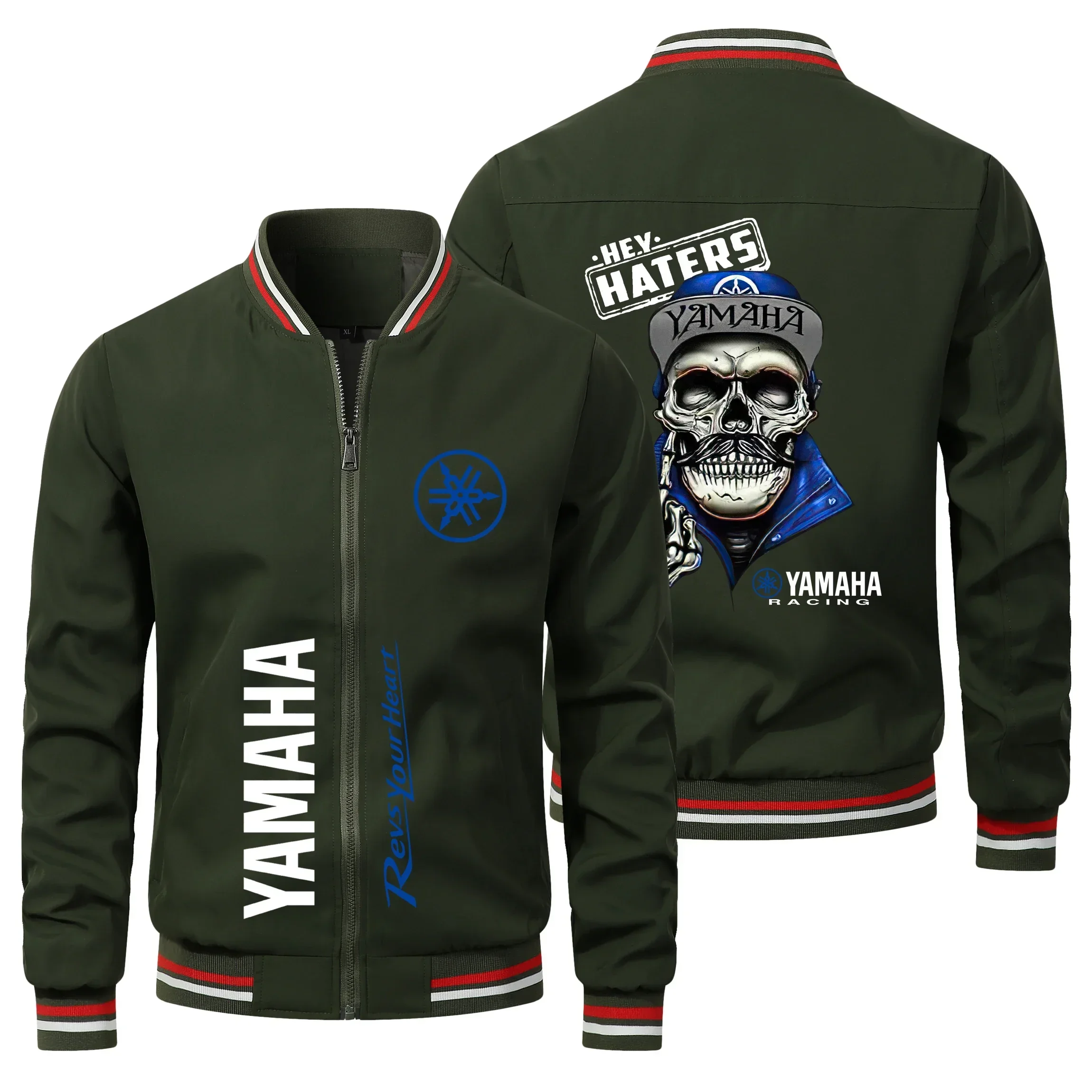 2026 New Motorcycle Jackets Yamaha Logo Hip-hop Harajuku Bomber Jacket Sportswear Biker Jacket Yamaha R1 Jacket Men Clothing view 4