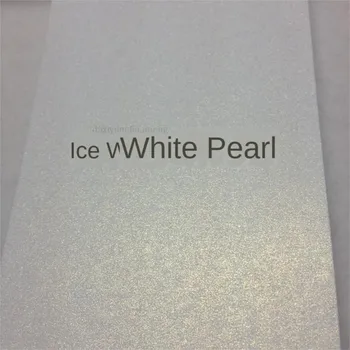 50 adet ücretsiz kargo A4 boyutu 21x29.7cm 120/150/200/250/300gsm inci kağıt çift buz beyaz renk modeli düğün parti süslemeleri