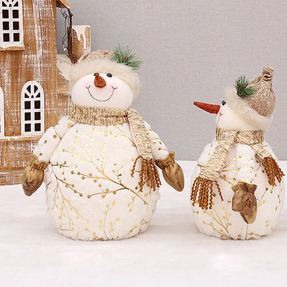 Cute Window For Home Kids Gift Tabletop Decor Plushies Stuffed Party Supplies Snowman Doll Doll Ornaments Christmas Decoration