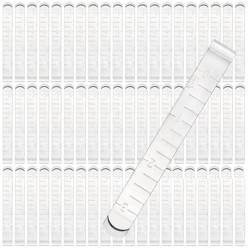 

AT69 -60 шт. Швейные зажимы, 3-дюймовые зажимы для подшивания, линейка для измерения шитья, зажимы для ткани, зажимы и маркировка аксессуаров