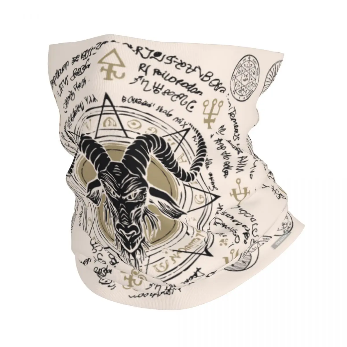 

Бандана сатана Готическая из козы, шейный платок с принтом, шарф-накидка с дьяволом, многофункциональная маска для лица для занятий спортом на открытом воздухе, унисекс, для взрослых