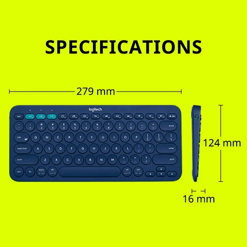 AliExpress Collectie Logitech K380 Draadloos Bluetooth Netwerk Rood Toetsenbord Tablet iPad Office