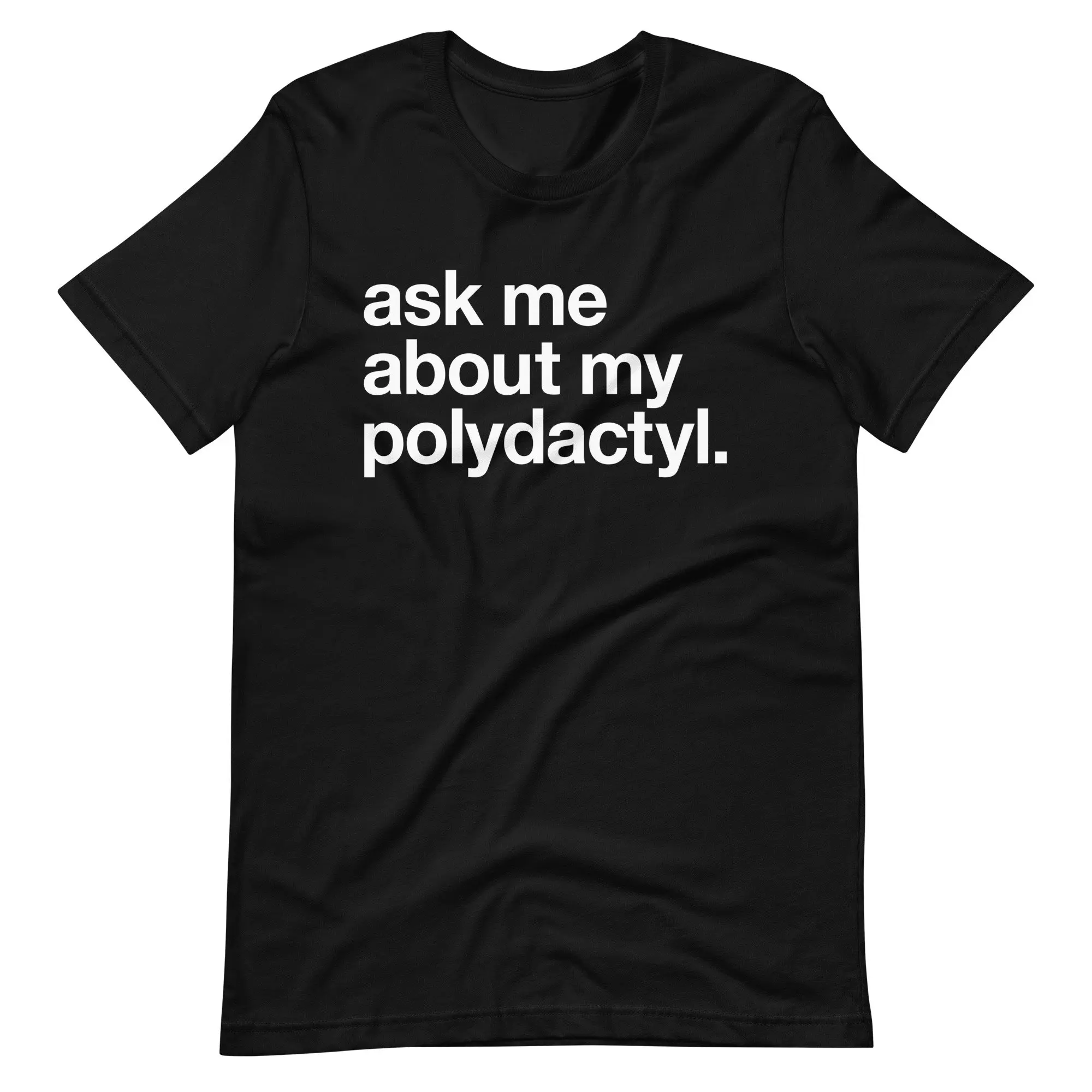 Polydactyl Cat T Shirt Lady Person Funny