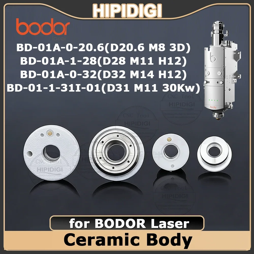 

Bodor Original Ceramic Body Ceramic Ring D28 M11 D31 M14 D20.6 M8 D32 M14 Laser Nozzle Holder for Bodor Fiber Laser Cutting Head