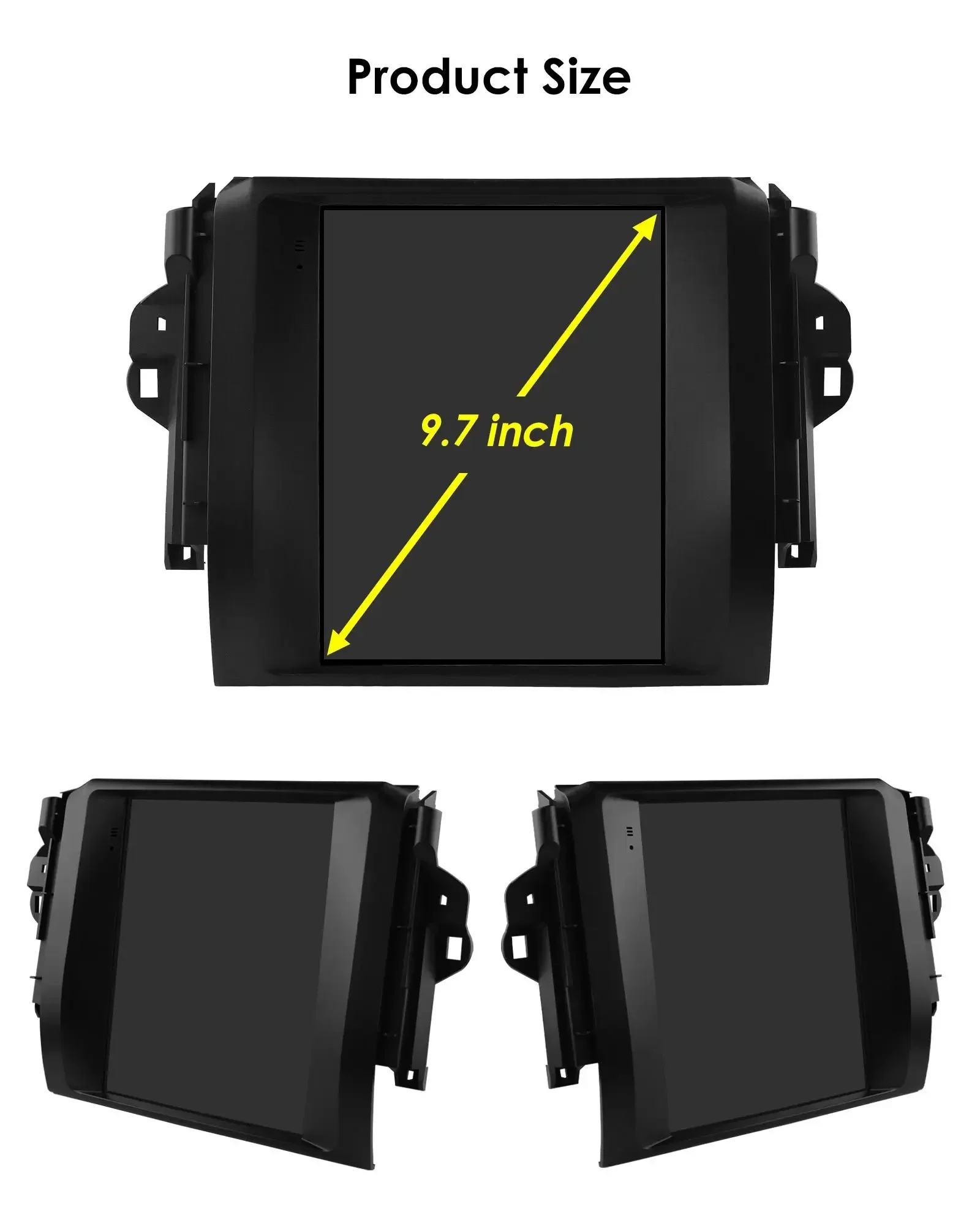 9.7 4G Wireless Carplay Android Auto Car Radio Multimedia for Toyota Fortuner / HILUX Revo 2015 - 2022 Video Player