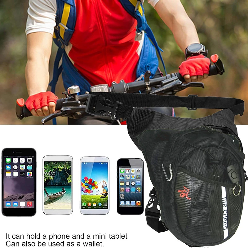 Waterproof Motorcycle Bicycle Waist Bag - Quick Release Buckle Cycling Moto Riding Sport Pouch Storage Organizer