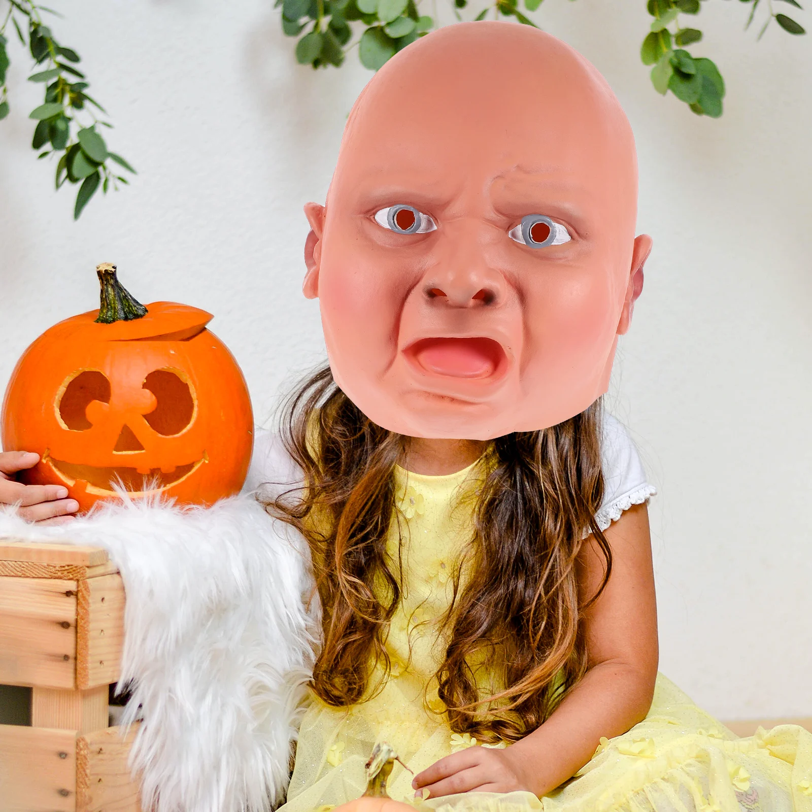

Mask Latex Costume Accessory Unique Adult Fit Comfortable Halloween Easter Christmas Party Gift for Cosplay Dance