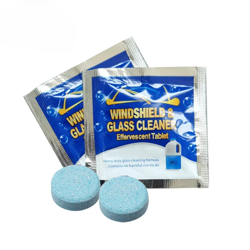 20/40 PCS Car Glass Water Solid Wiper Essence Super Concentrated Gift Car Cleaning Agent Wiper Essence Clean Effervescent Tablet