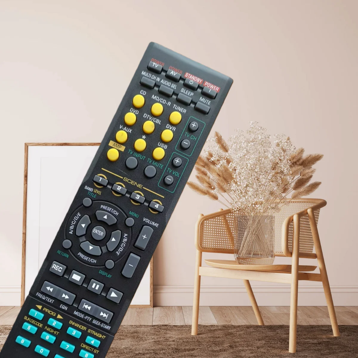 Новый пульт дистанционного управления, подходящий для AV-ресивера YAMAHA RX-V3800 RX-V663 V757 HTR-6050 RX-V650 V459 RAV315 RX-V561 RX-V640