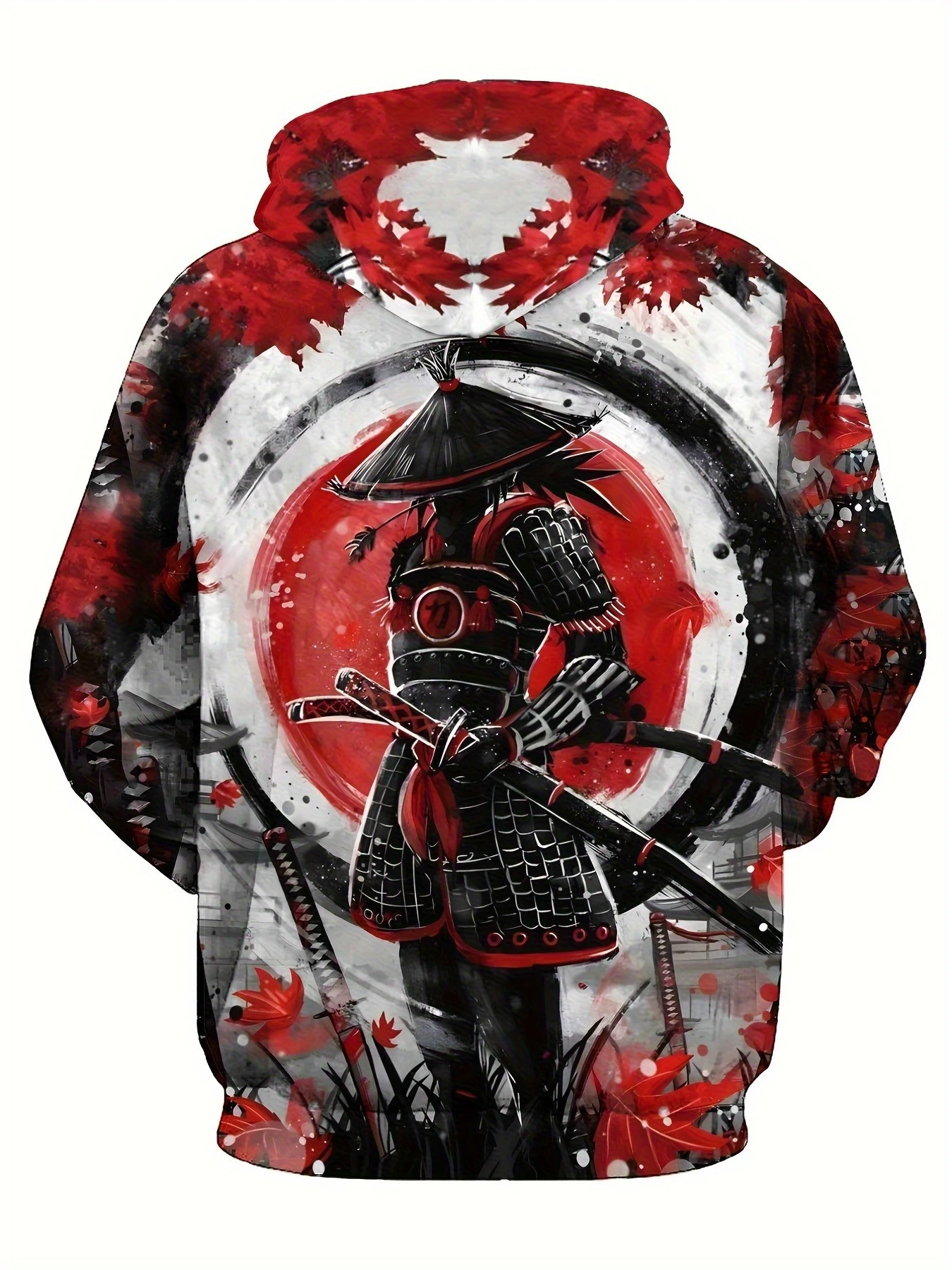 2025 Japanese Samurai 3d Print Hoodie Men Women Fashion Hoodies Casual Hooded Sweatshirt Harajuku Coat Unisex Warrior Tracksuit