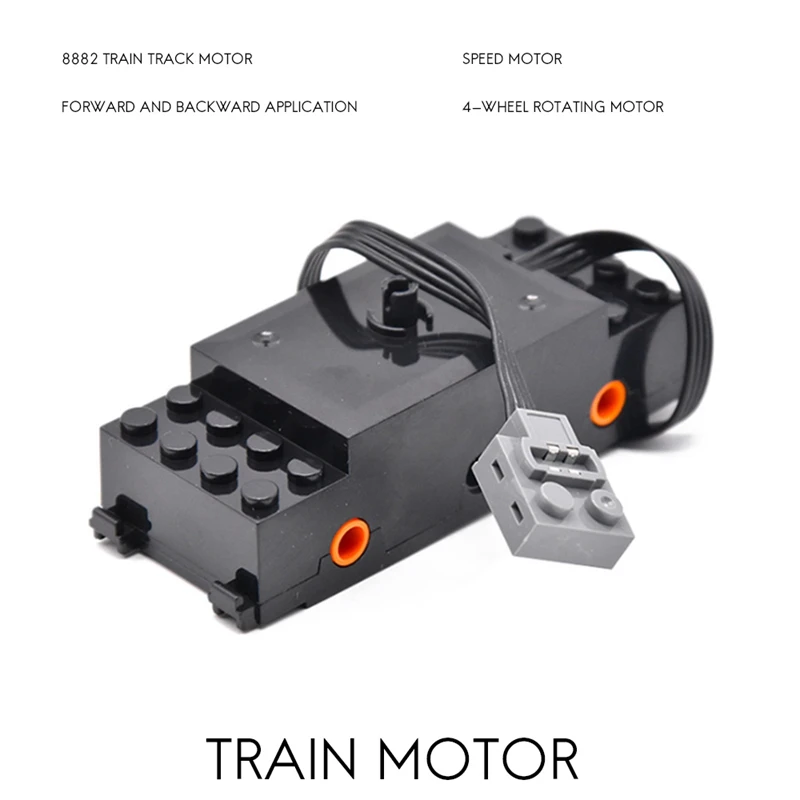 Treinar o bloco de construção do motor, peças de alta tecnologia, multi poder funções ferramenta, servo motor, 88002