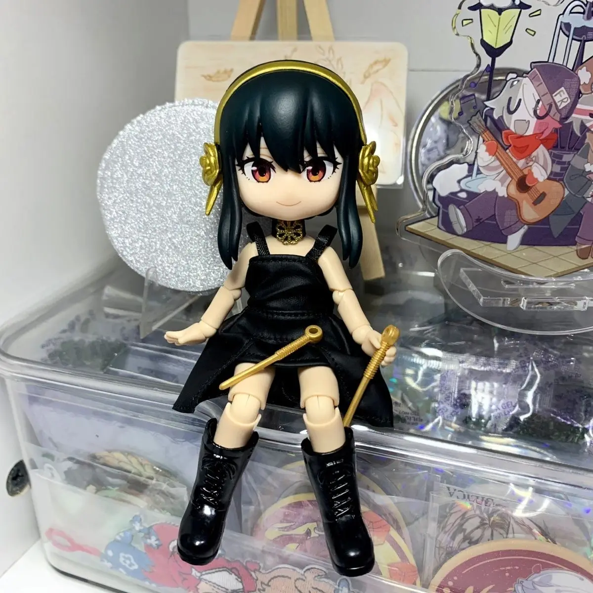 

Miniso Spy Play Home Yuerfujie OB11 Clay Can Change Clothes BJD Doll Handmade In Stock 12 Points Doll Handmade High Beauty