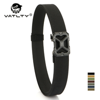 VATLTY 100cm-120cm Trousers Belt for Men Genuine Nylon Adjustable Tactical Outdoor Belt Metal Automatic Buckle Rigid Casual Belt