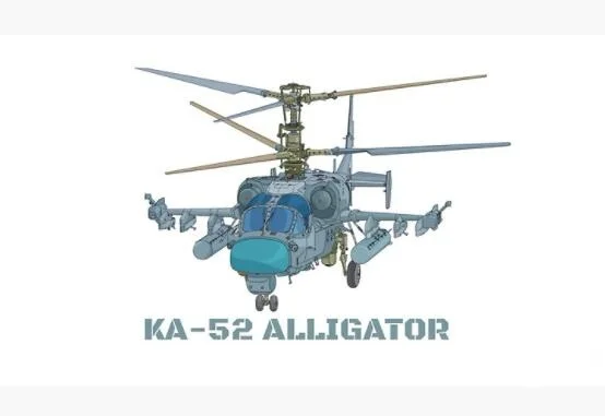 Ka-52 Alligator Russian Attack Helicopter Diagram Gifts Print Cap Adult Four Seasons Sun Protection Baseball Caps