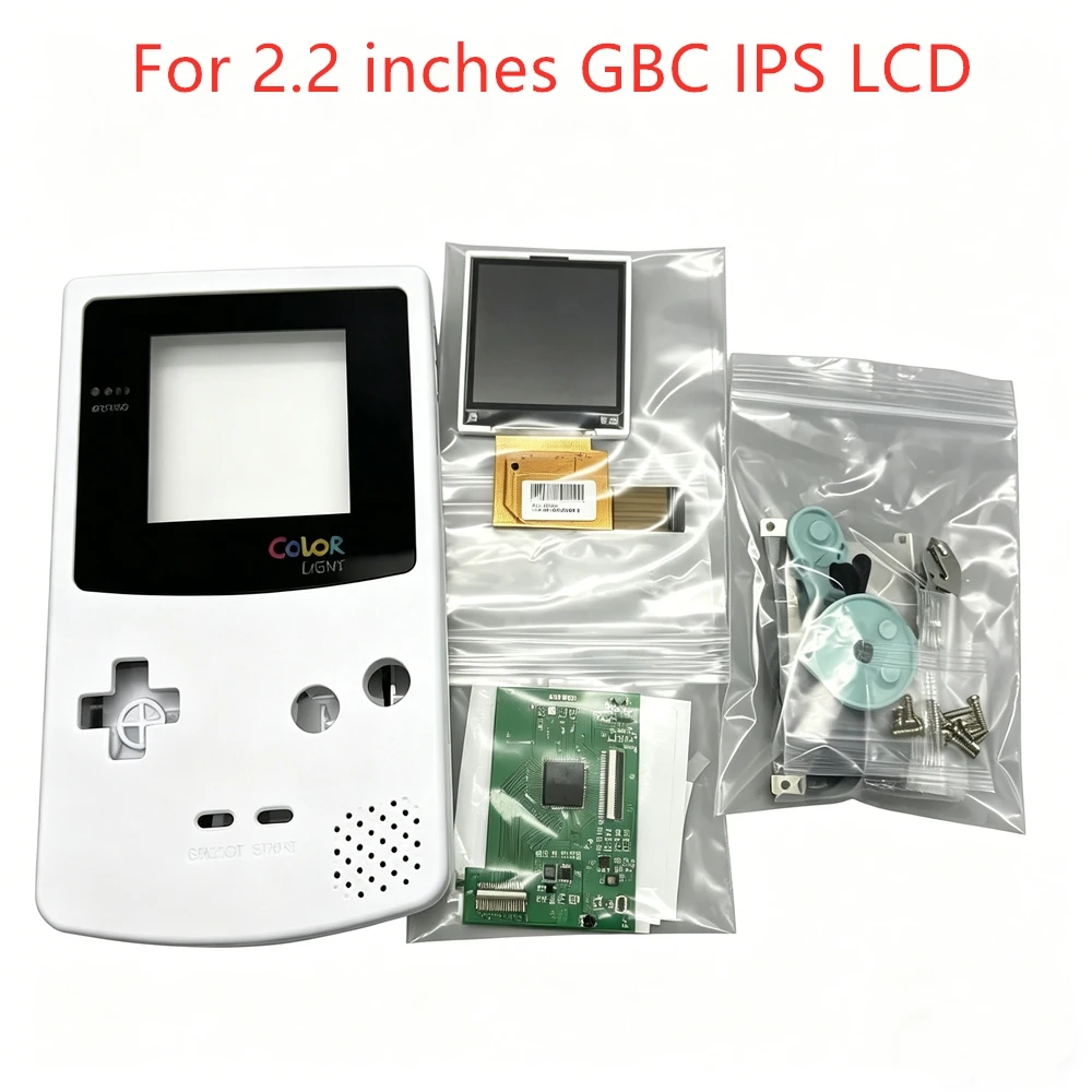 

2.2 Inch High Brightness LCD Screen + New Housing for Gameboy Color GBC Console