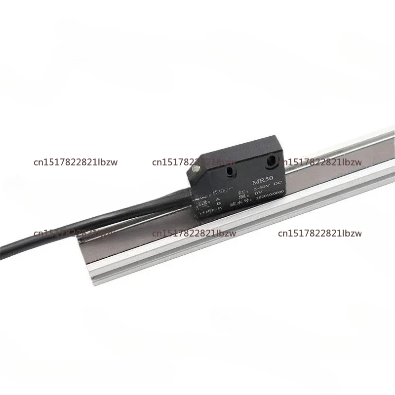 MR50 Magnetic Grid Displacement Sensor Ruler Reading Head Linear Displacement Transducer High Precision Displacement Ruler