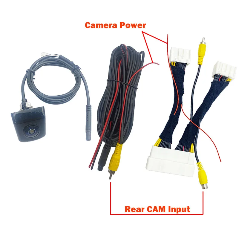 HICAMRUI Rear View Buckup Camera T Harness For Hyundai Tucson 2016 2017 2018 2019 2020 2021 OEM Radio